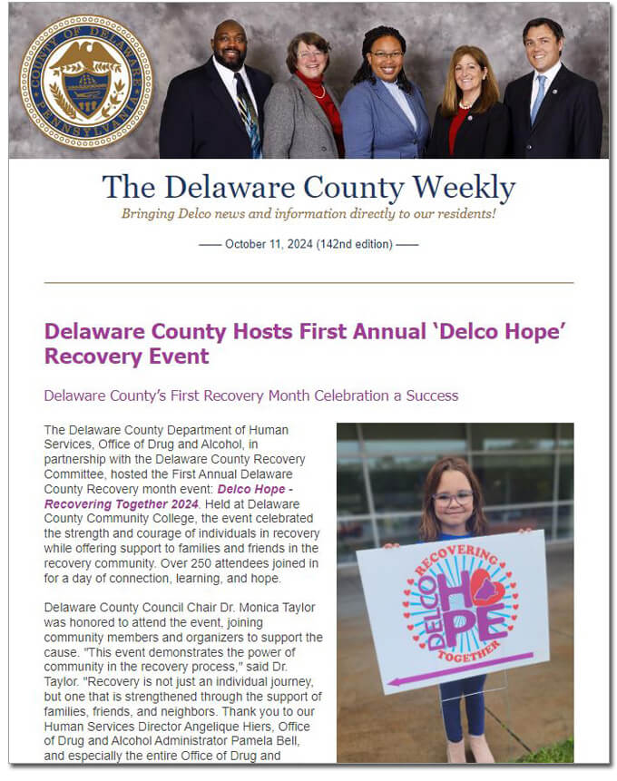 October 11 2024 newsletter